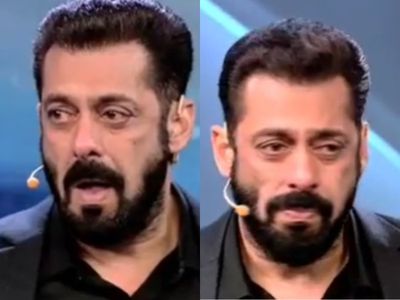 salman crying on bigg boss 14