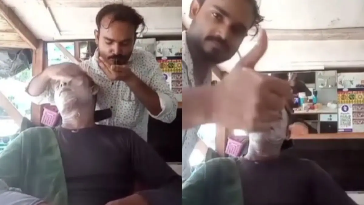 कन्नौज में सैलून संचालक की शर्मसार करने वाली हरकत, सोशल मीडिया पर फैला आक्रोश